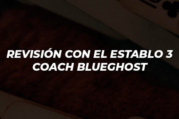 REVISIÓN CON EL ESTABLO 3 COACH BLUEGHOST