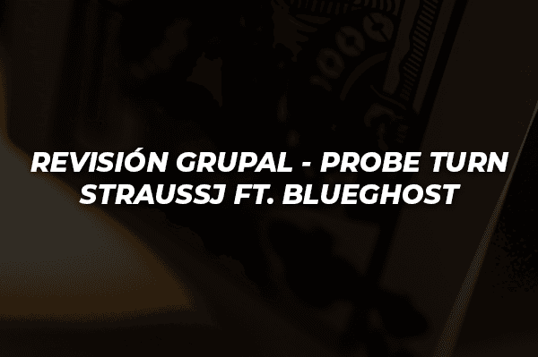 REVISIÓN GRUPAL PROBE TURN STRAUSSJ FT. BLUEGHOST