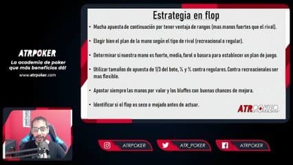 Juego Post Flop SRP IP: Estrategia en el flop | Parte 4