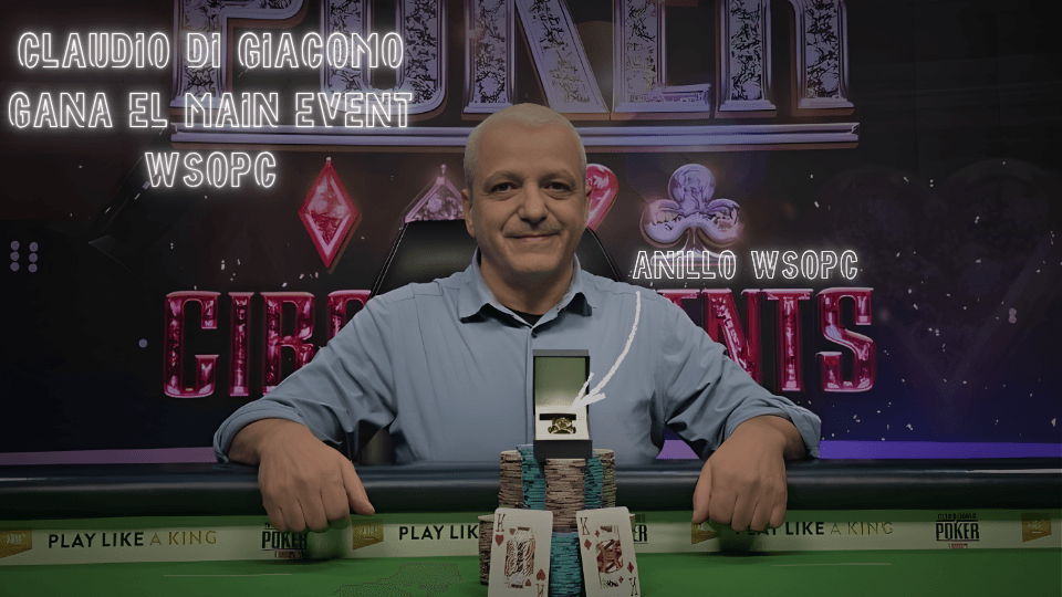 Claudio Di Giacomo gana en el WSOP Circuit