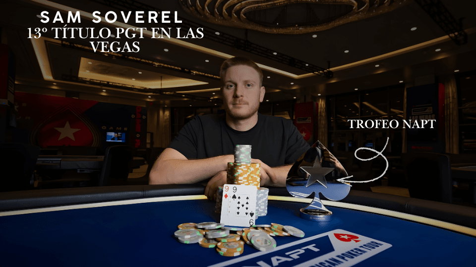 Sam Soverel consigue su 13º título PGT en Las Vegas.